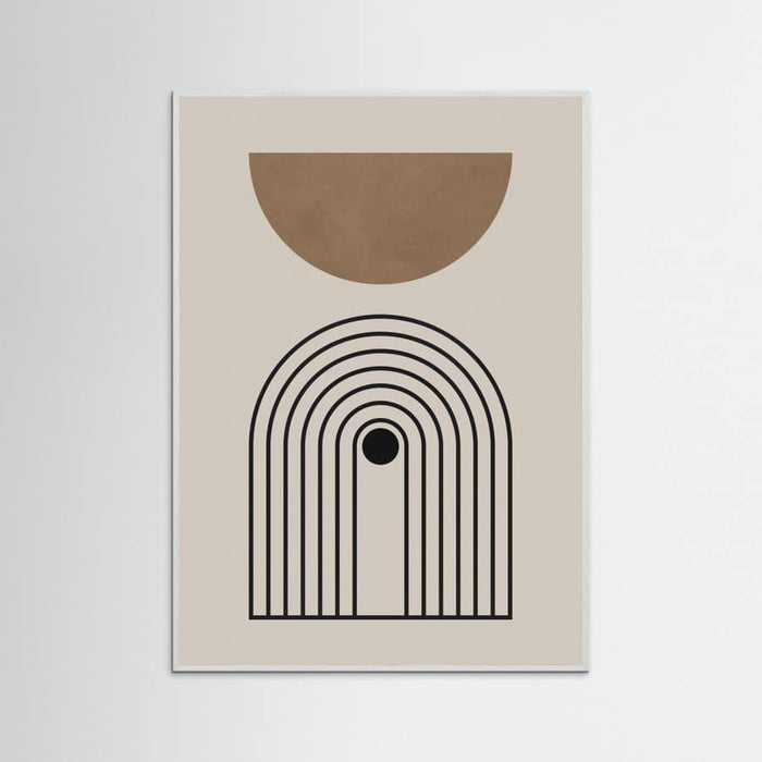 Composition lines and circles 5 Poster – plakat og kunsttryk