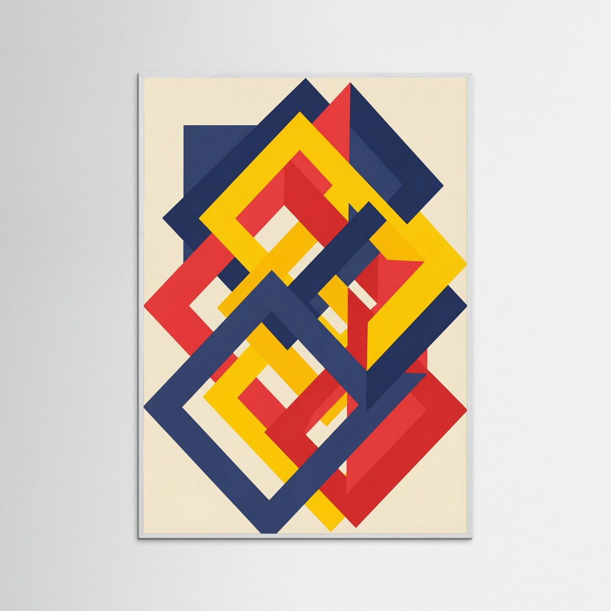 White Wood Concentric Bauhaus Energy