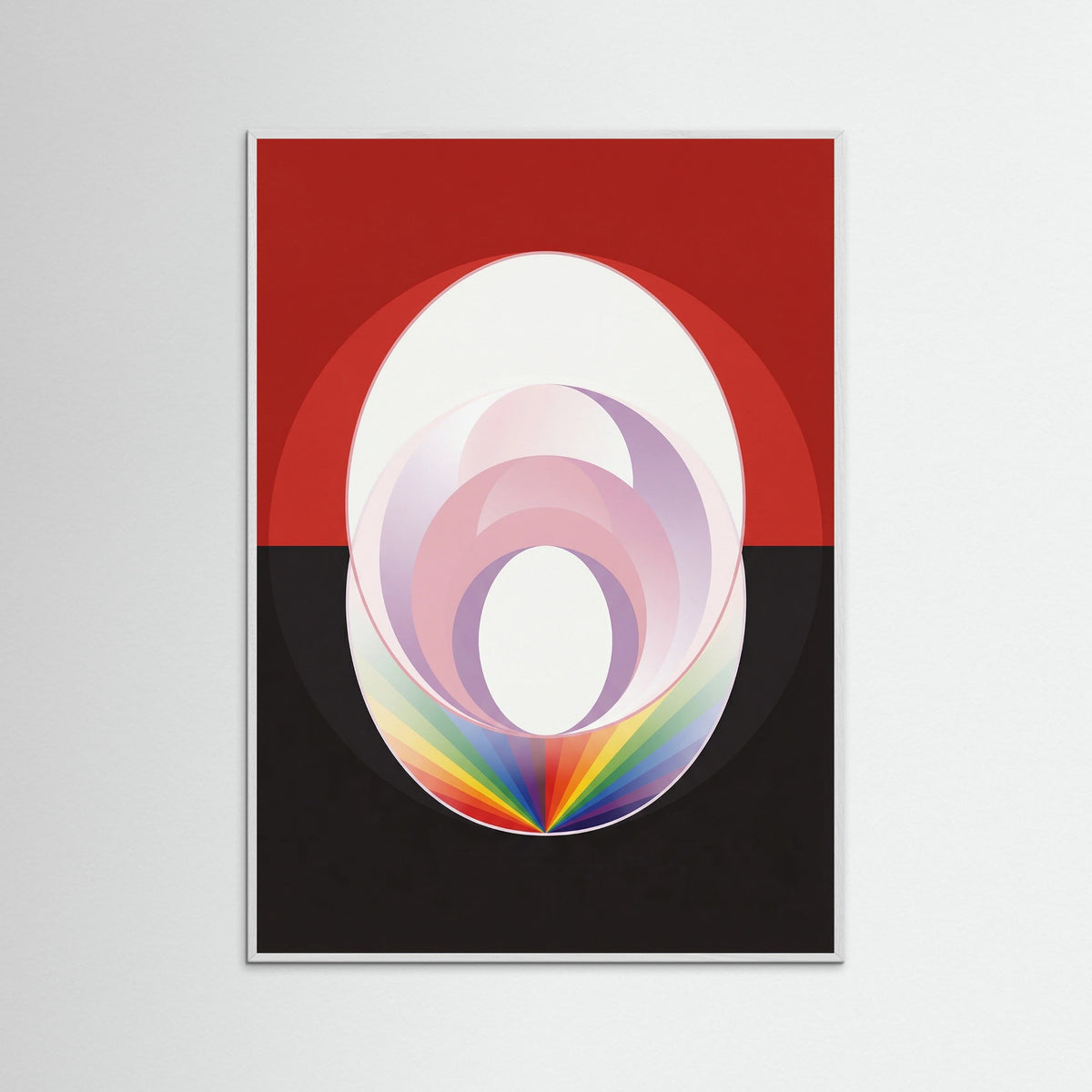 White Wood Concentric Radiance