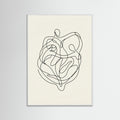 White Wood Connected Faces