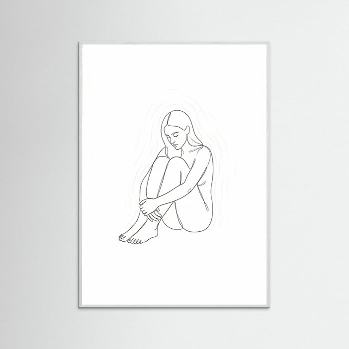 White Wood Contemplative Guardian