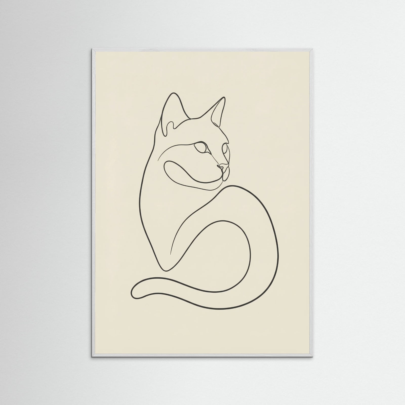 White Wood Contour Persona