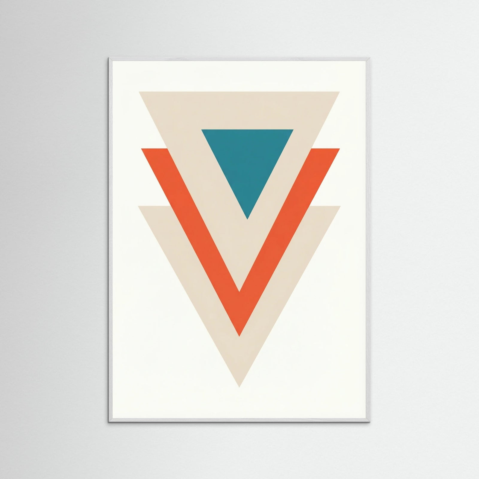 White Wood Contrasting Circles