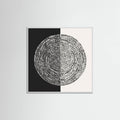 White Wood Convergence Poster