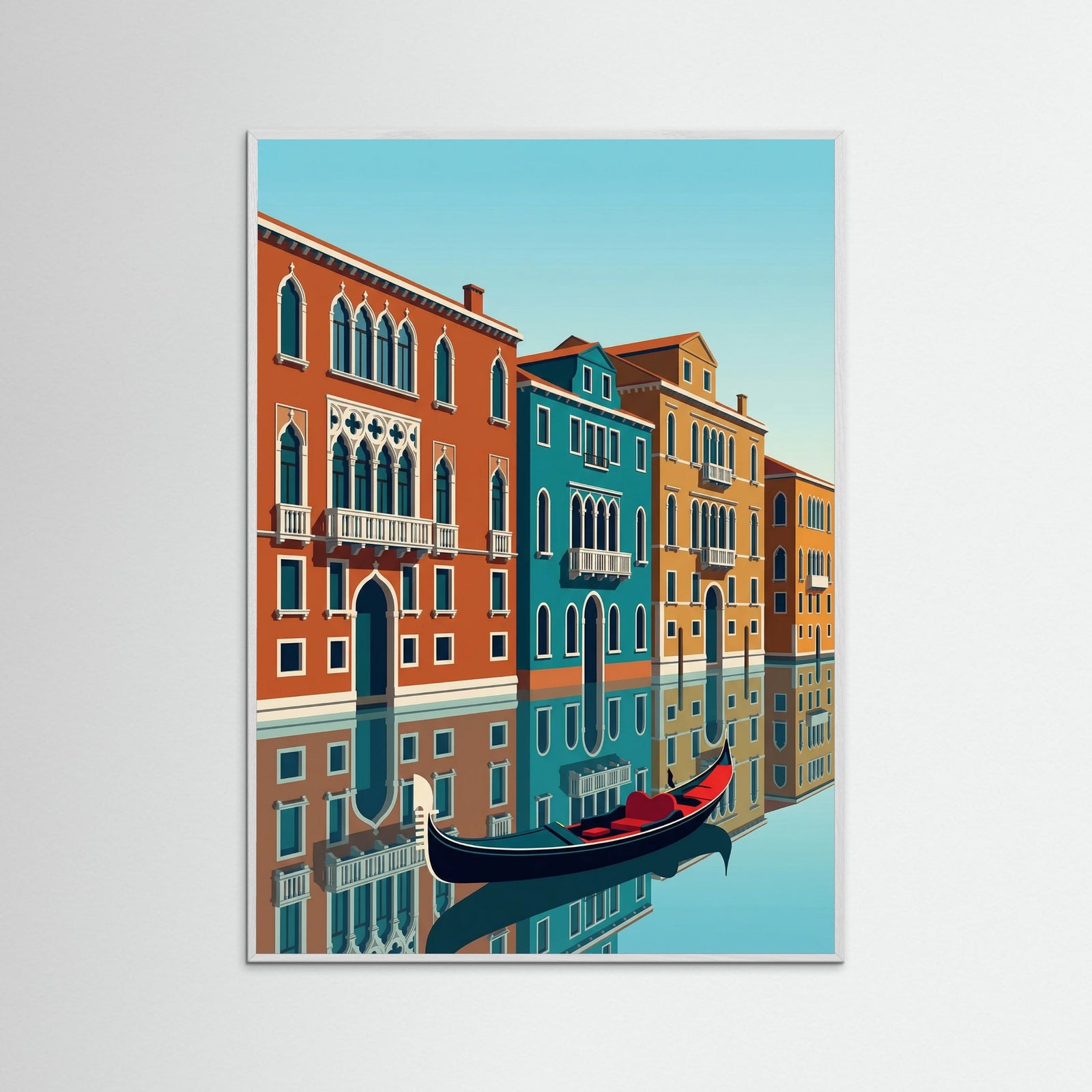 White Wood Copenhagen Canal Houses