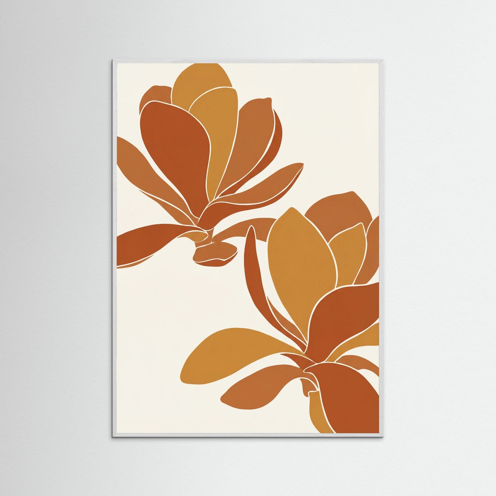 White Wood Copper Foliage