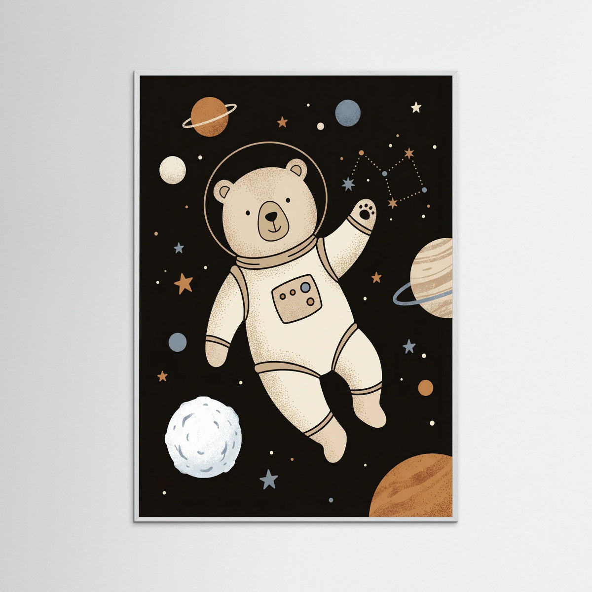 White Wood Cosmic Cat Explorer