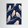 White Wood Cosmic Kitties