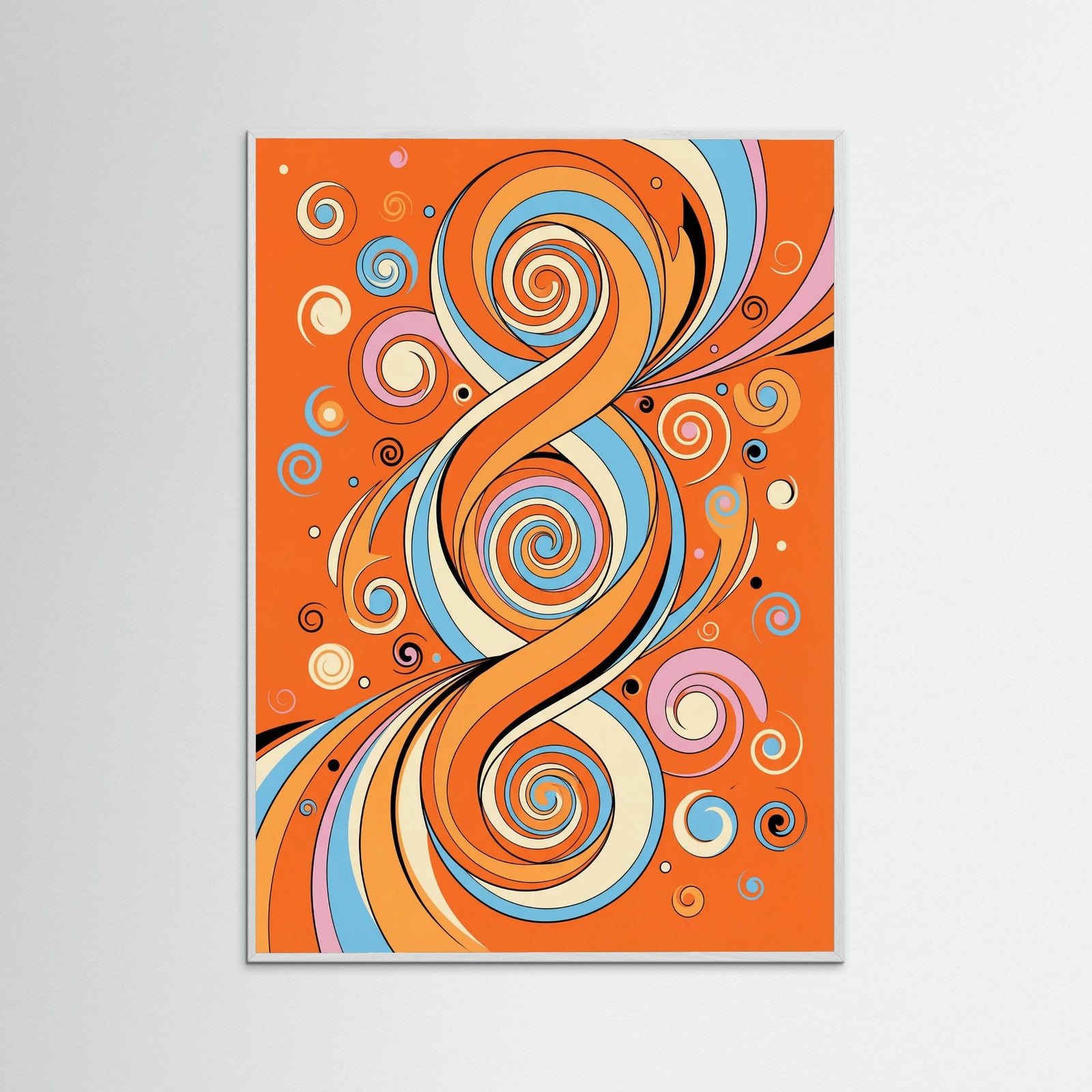 White Wood Cosmic Spirals