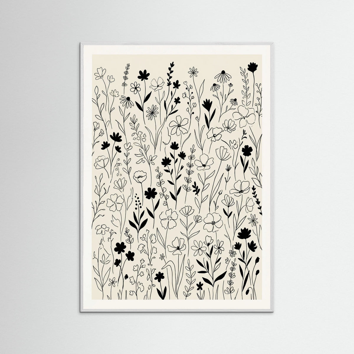 White Wood Counting Sheep