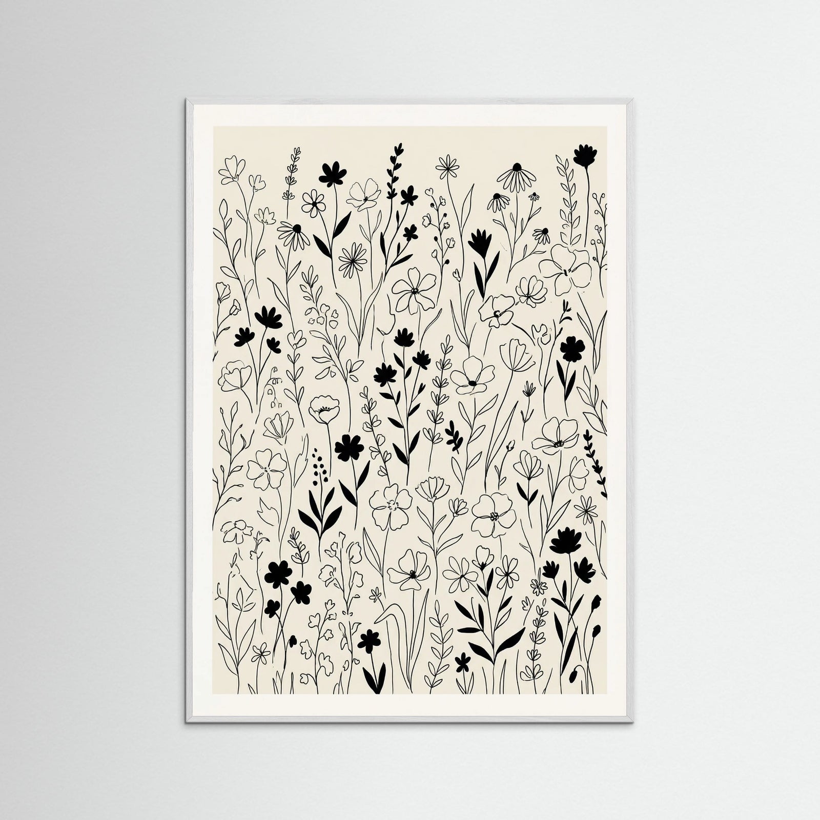 White Wood Counting Sheep