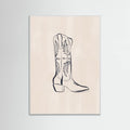 Póster Cowboy Boots By Ivy Green Illustrations – póster e impresión artística
