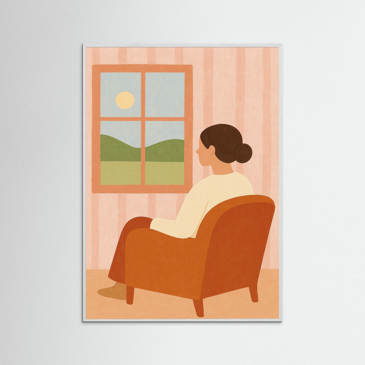 White Wood Cozy Cocoon