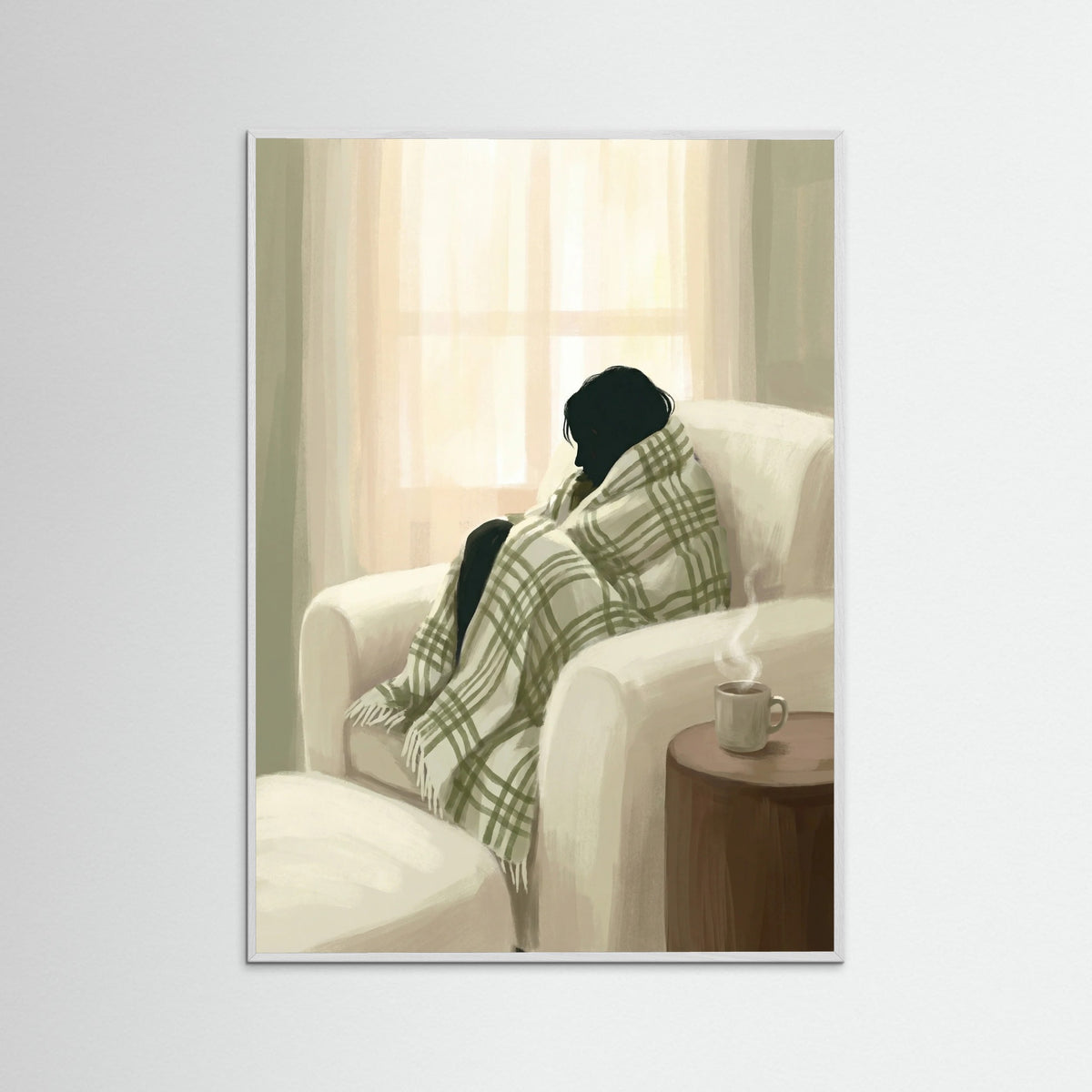 White Wood Cozy Embrace