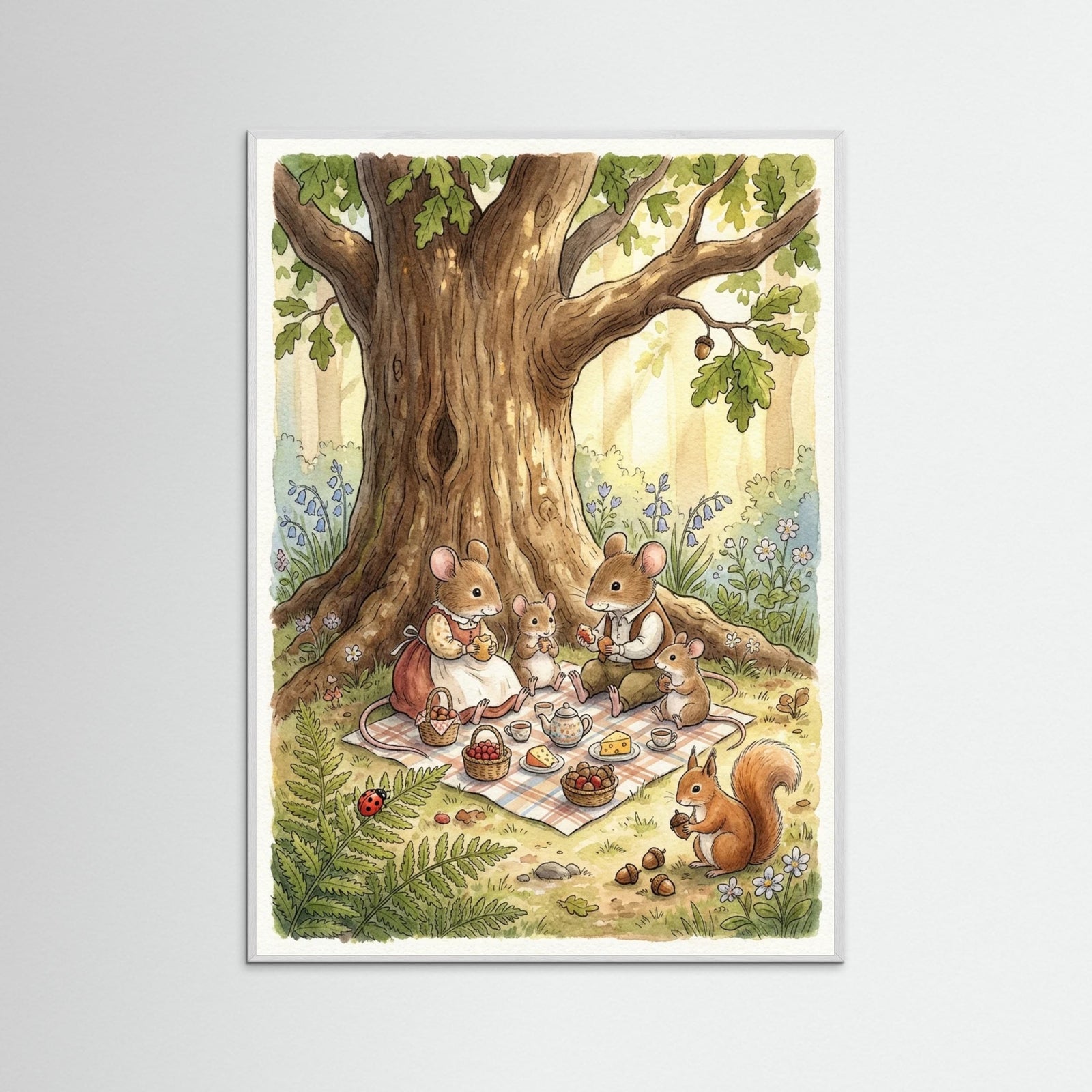 White Wood Cozy Forest Gathering