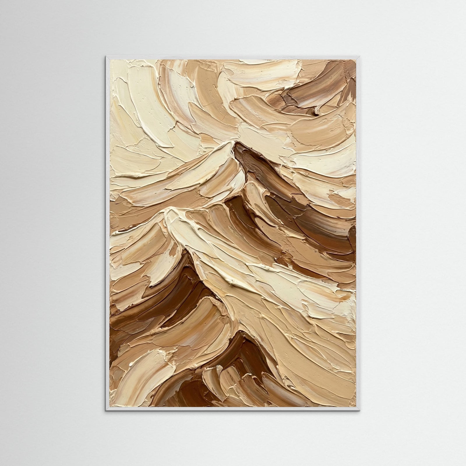 White Wood Crashing Ivory