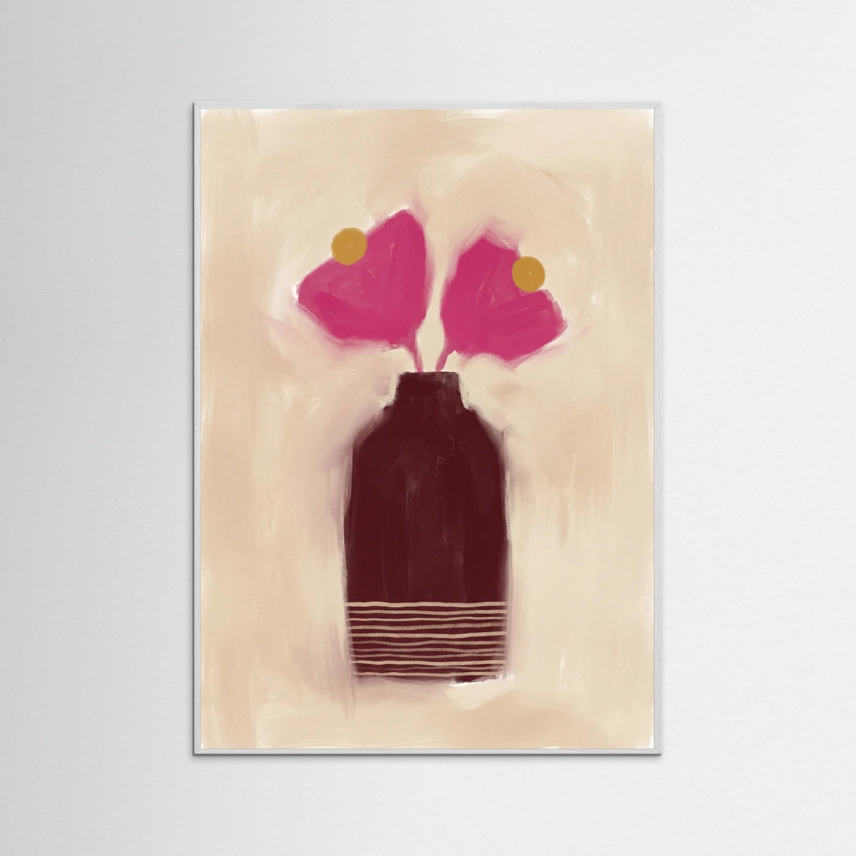 White Wood Crimson Archway