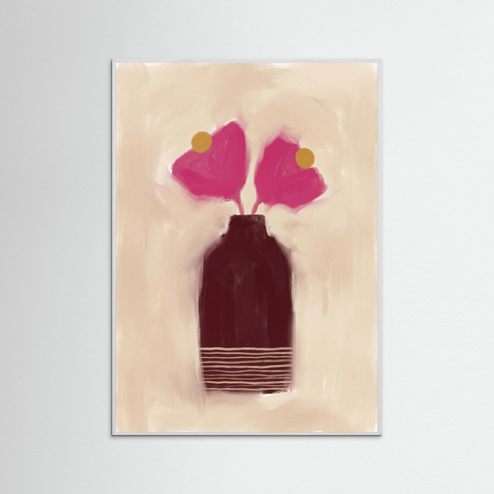 White Wood Crimson Archway