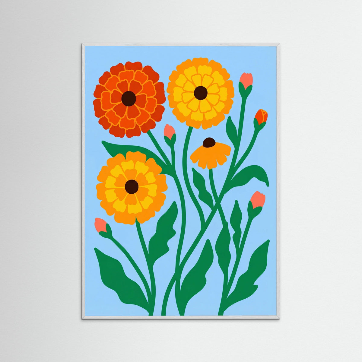 White Wood Crimson Bloom