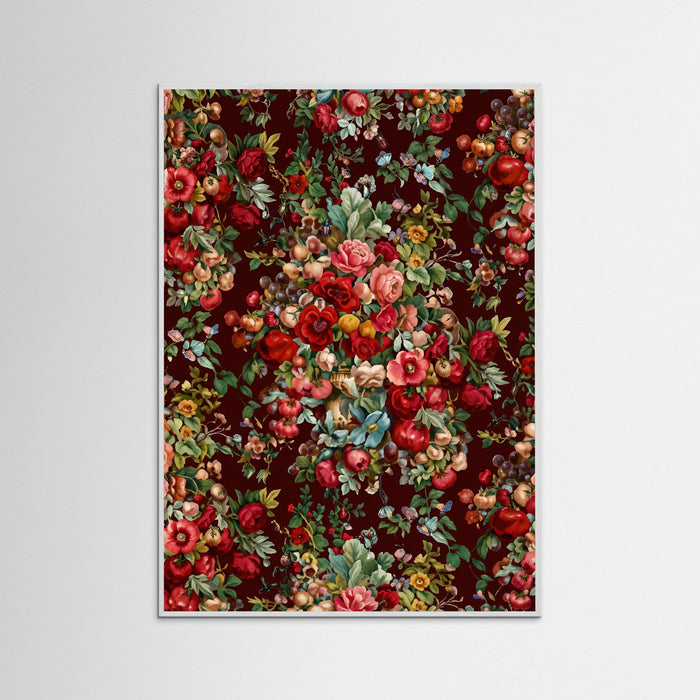 White Wood Crimson Bloom