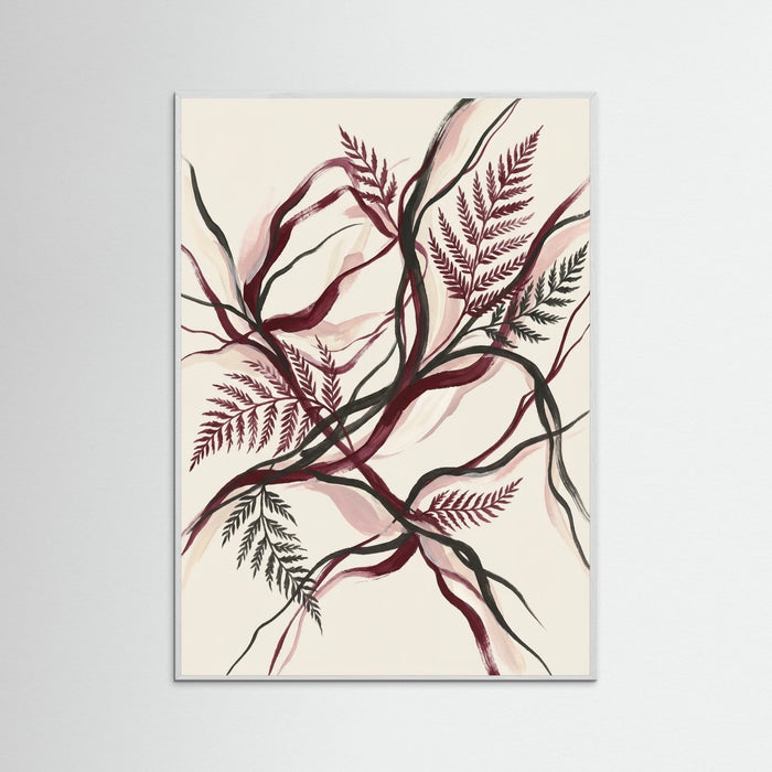 White Wood Crimson Bloom
