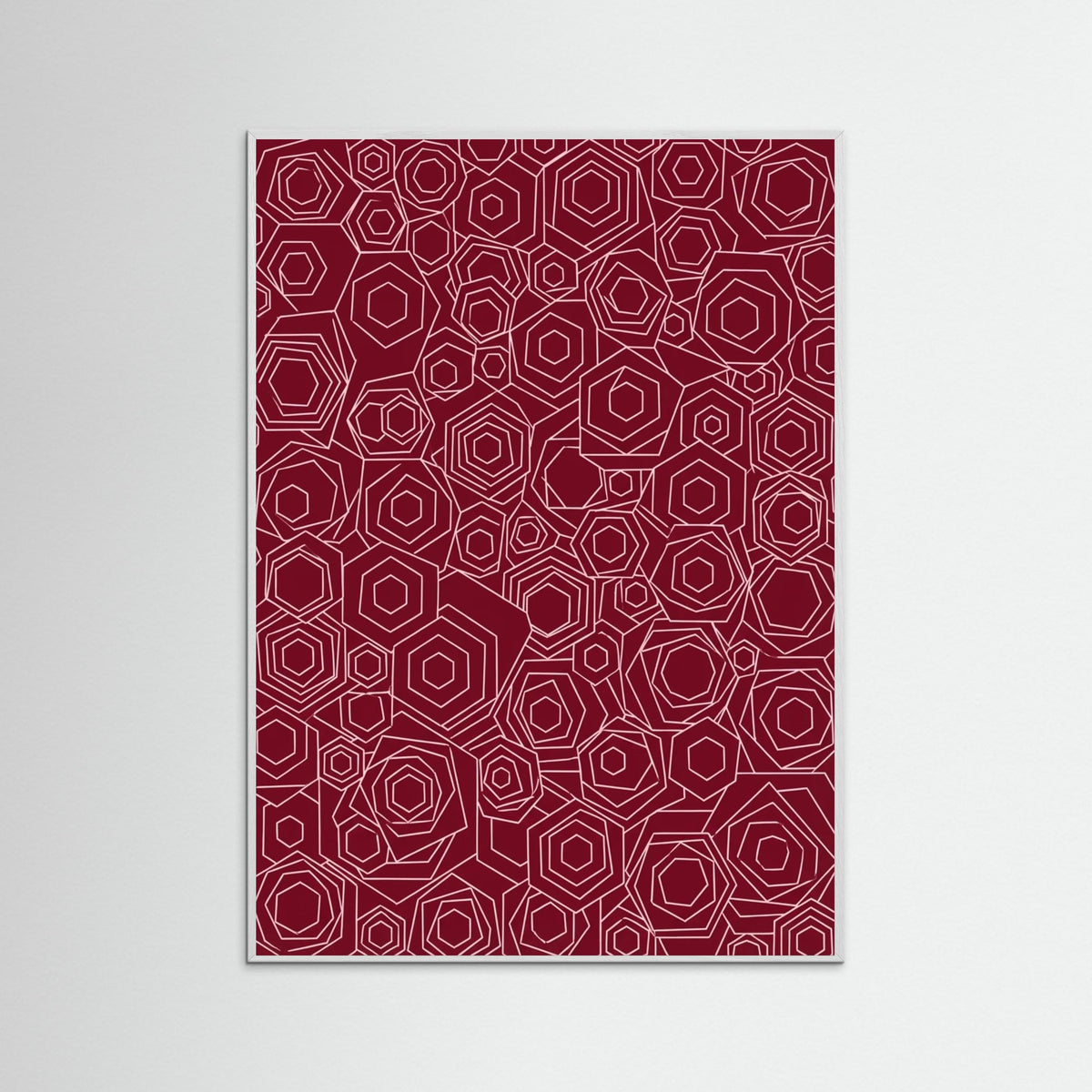 White Wood Crimson Entanglement