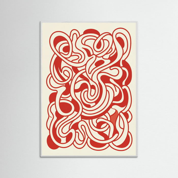 White Wood Crimson Structure