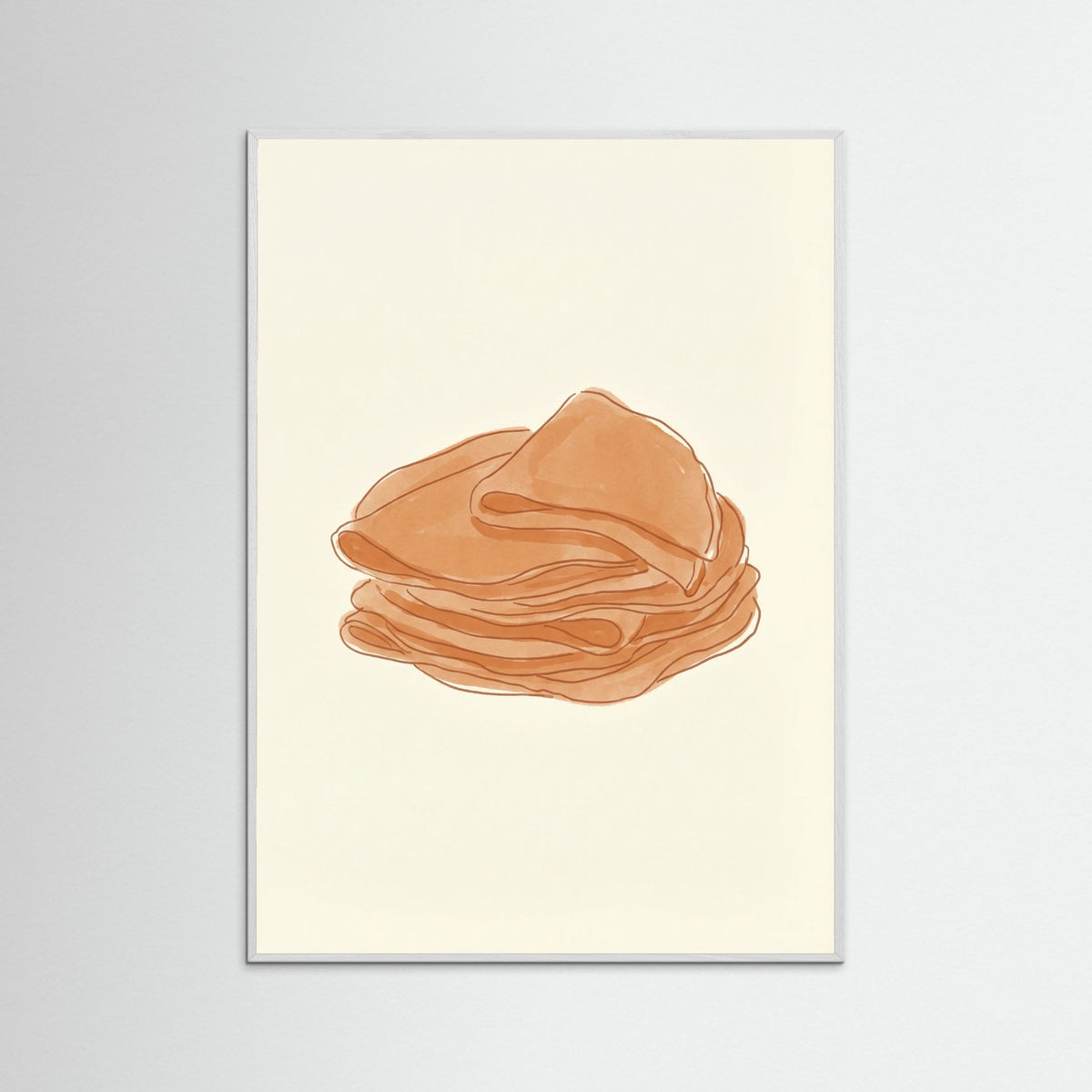 White Wood Croissant Please