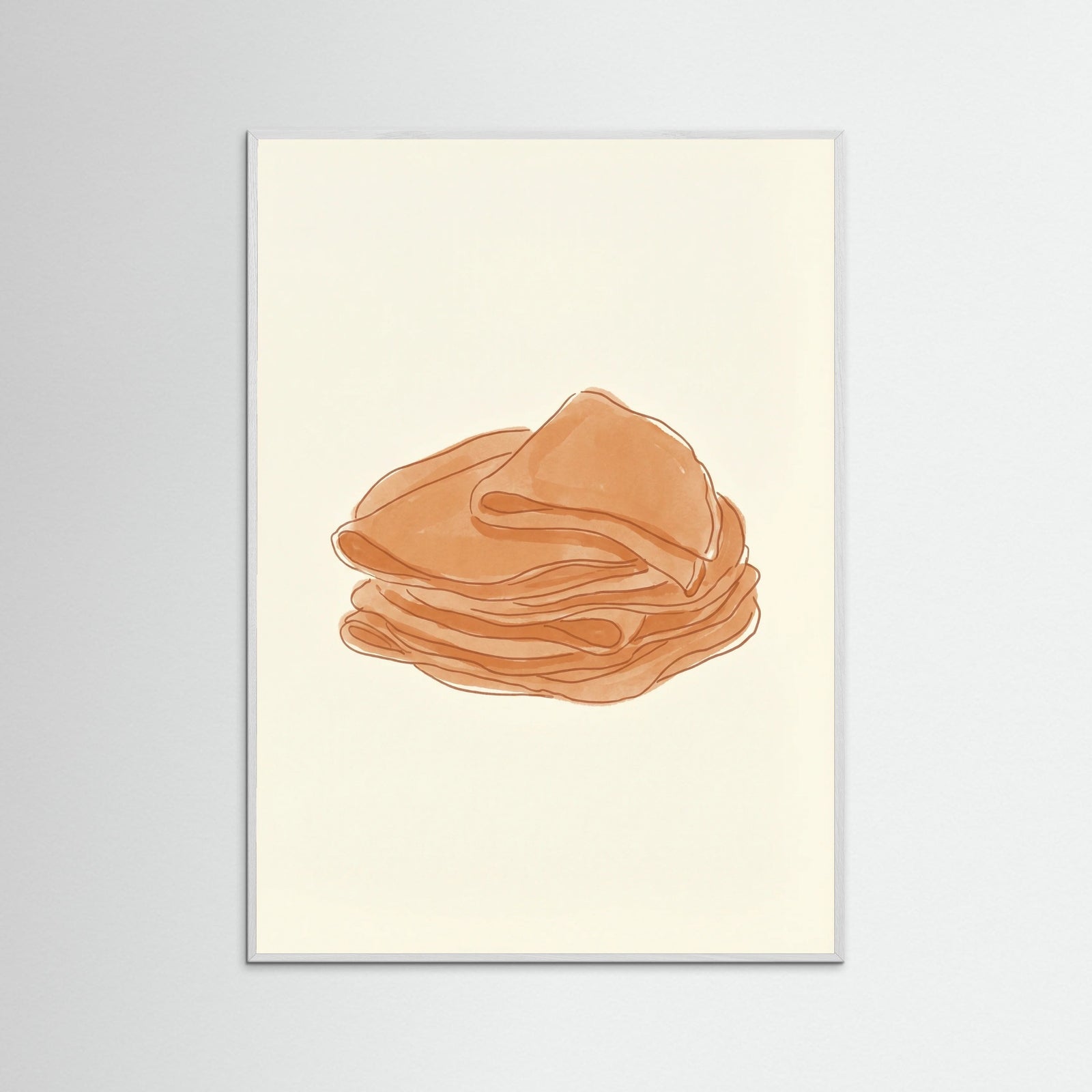 White Wood Croissant Please