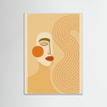 White Wood Curved Contours