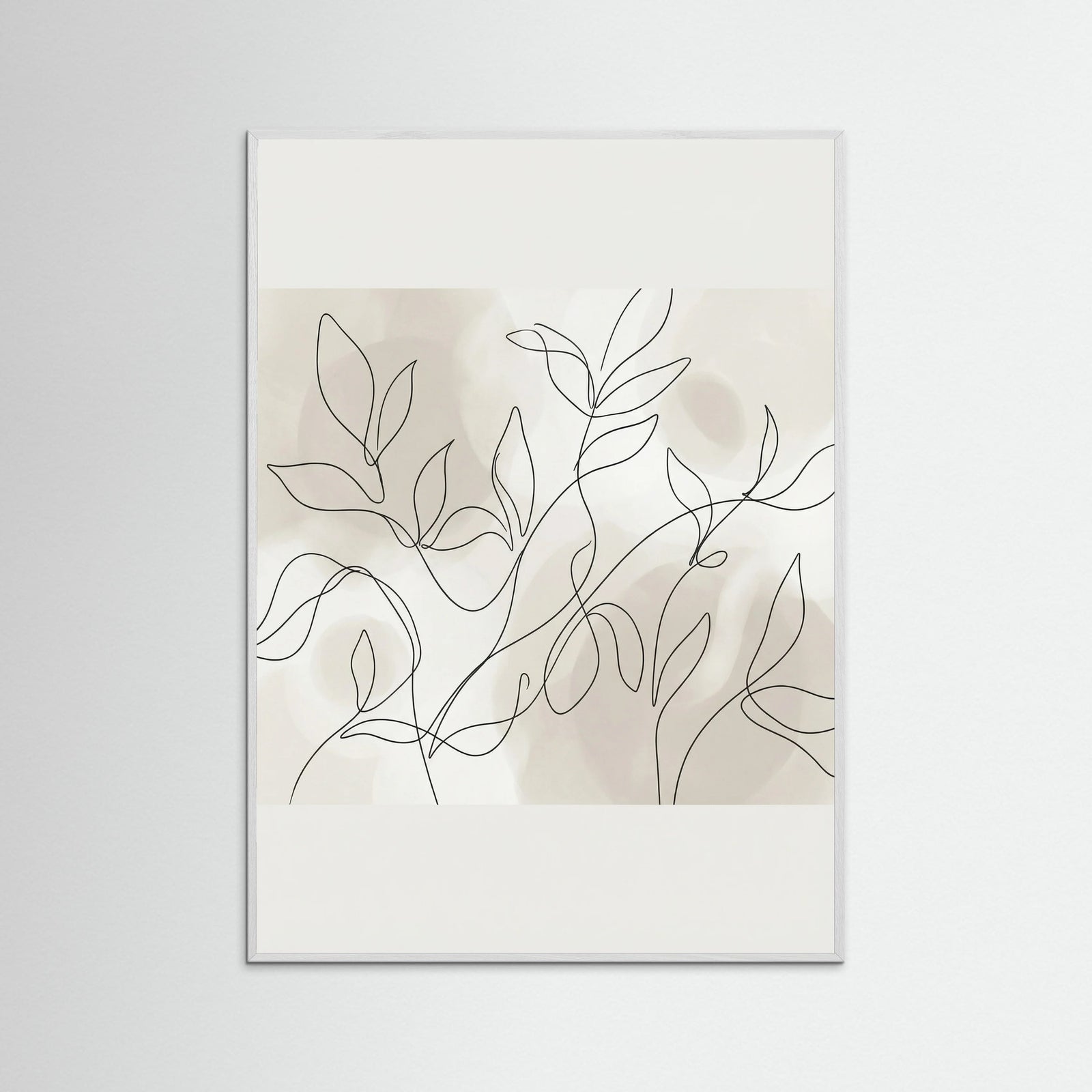 White Wood Curved Serenity