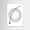 White Wood Curved Trajectory
