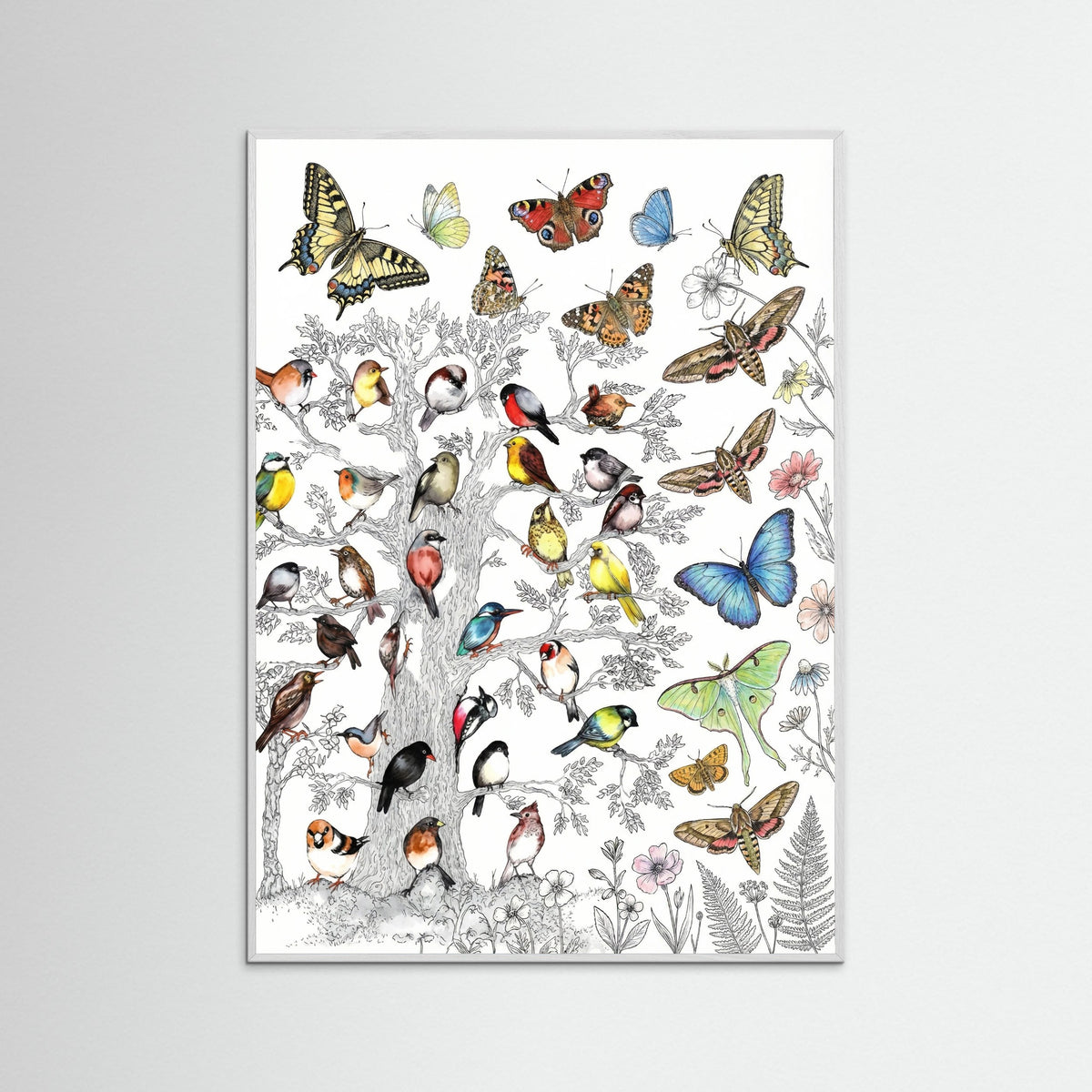 White Wood Danish Bird Almanac