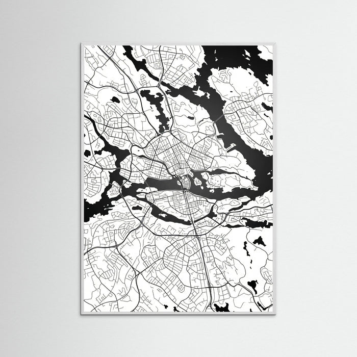 White Wood Danish Cityscape