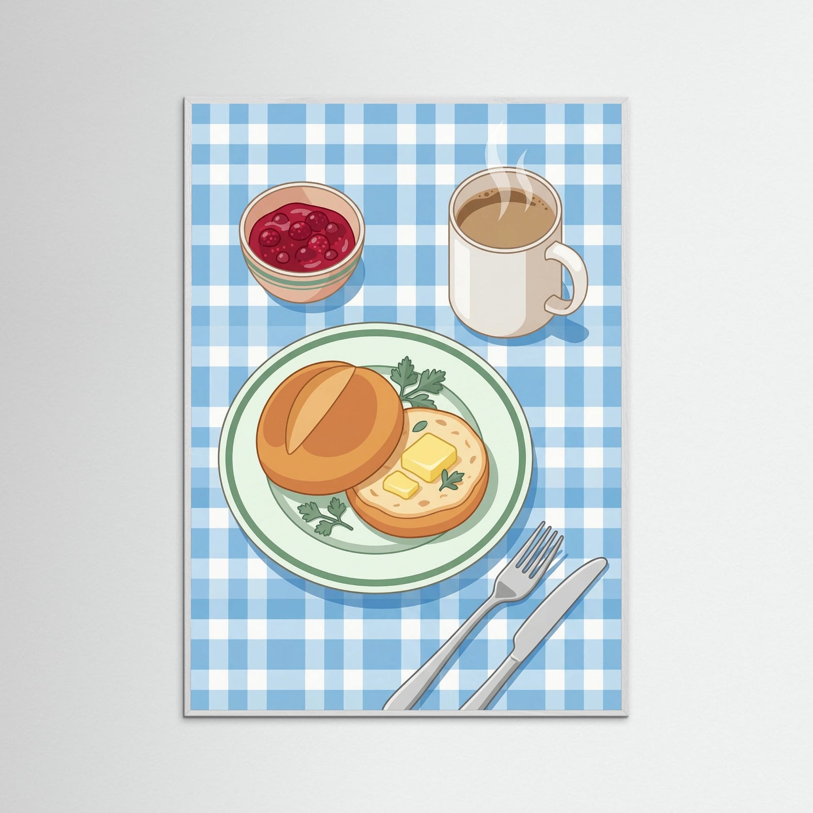 White Wood Danish Stjerneskud