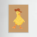 Póster Daphne the Cowgirl Duckling – póster e impresión artística