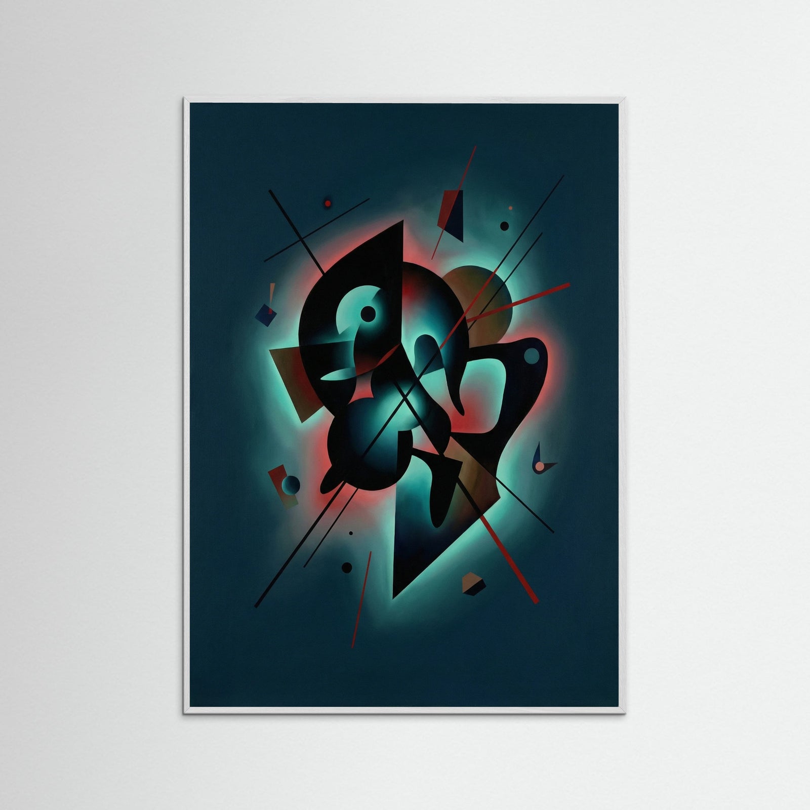 White Wood Dark Geometric Flow