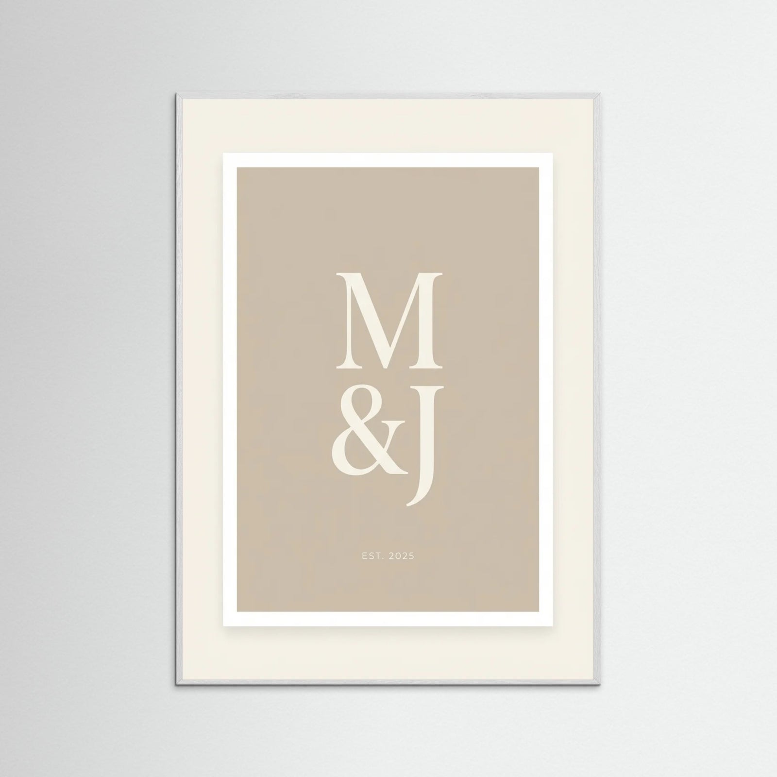 White Wood Date Elegance
