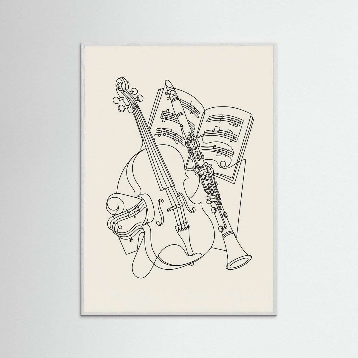 White Wood Deconstructed Gaze