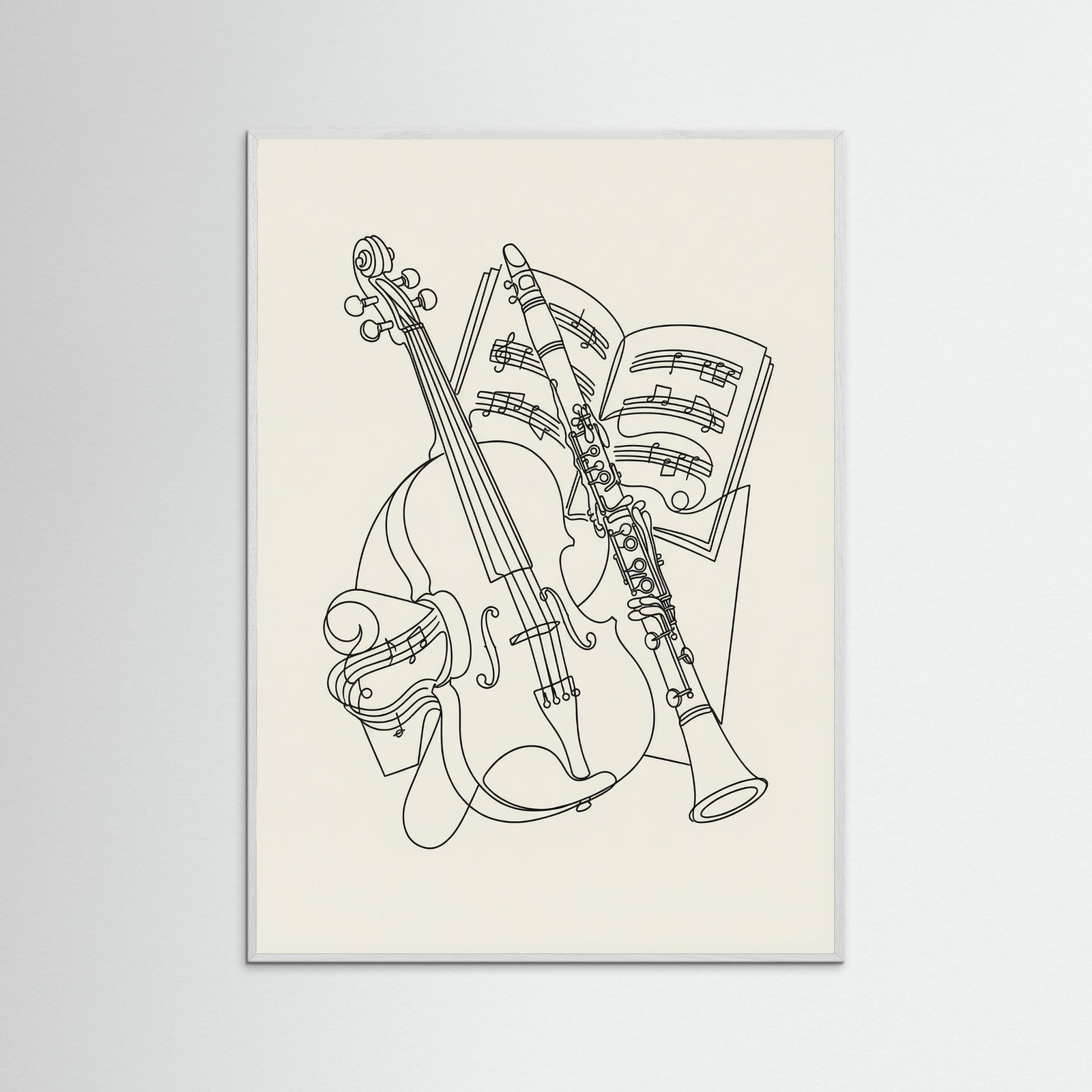 White Wood Deconstructed Gaze