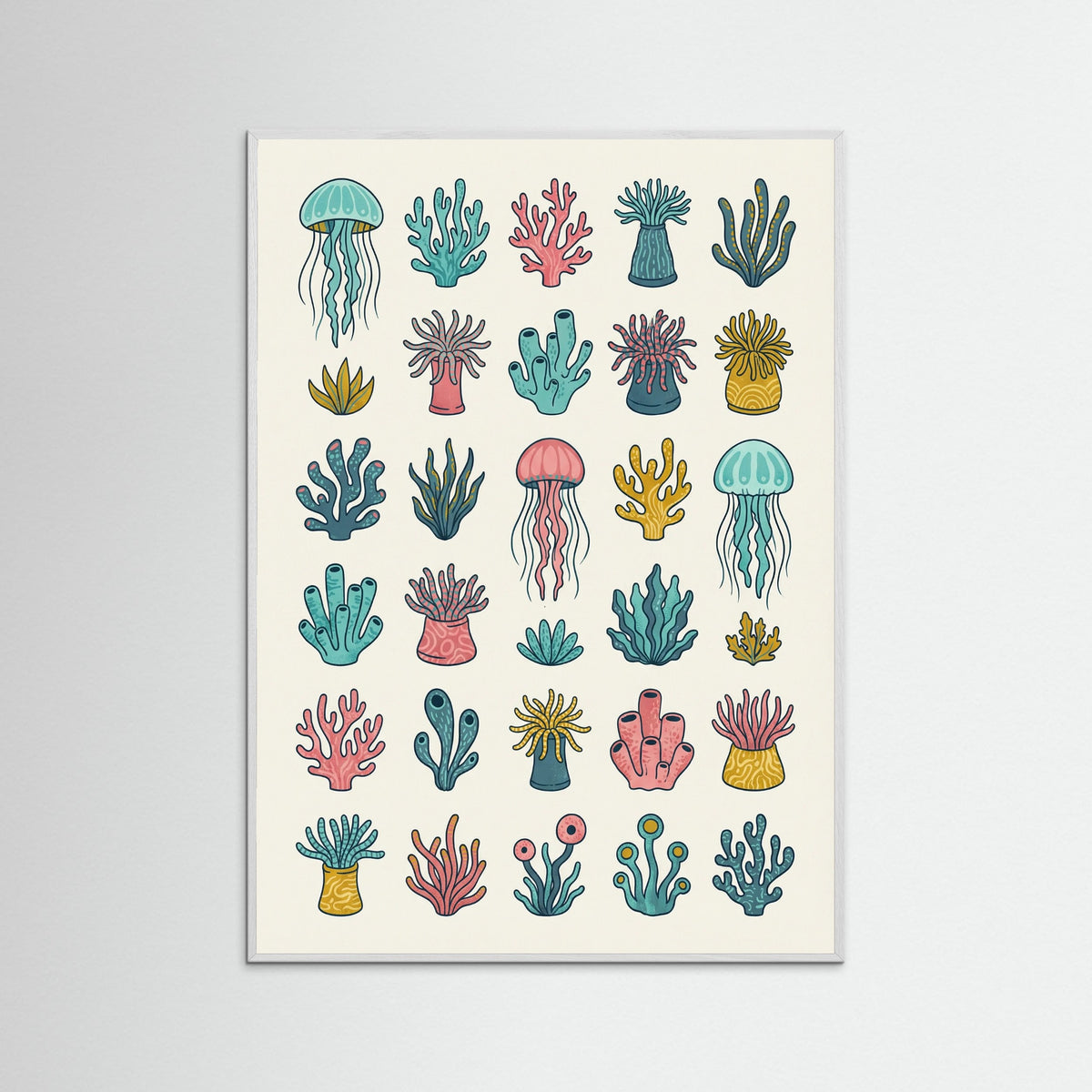 White Wood Deep Water Fish