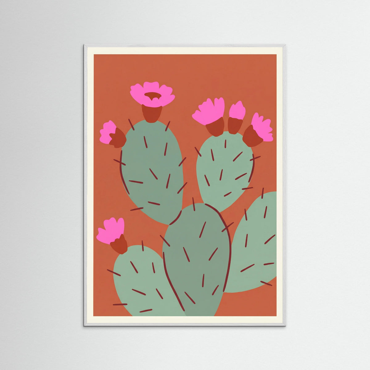 White Wood Desert Bloom