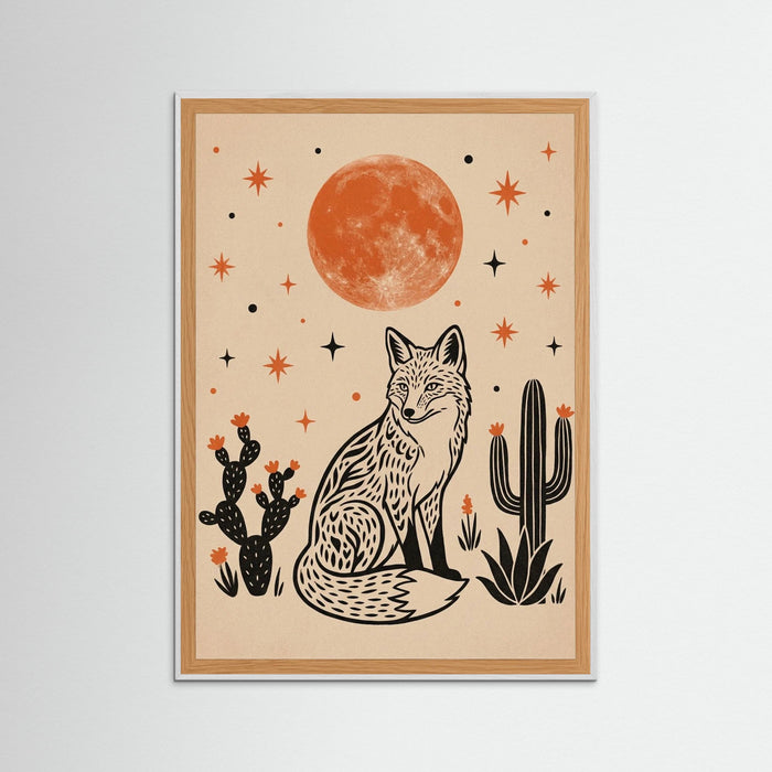 White Wood Desert Night Sentinel