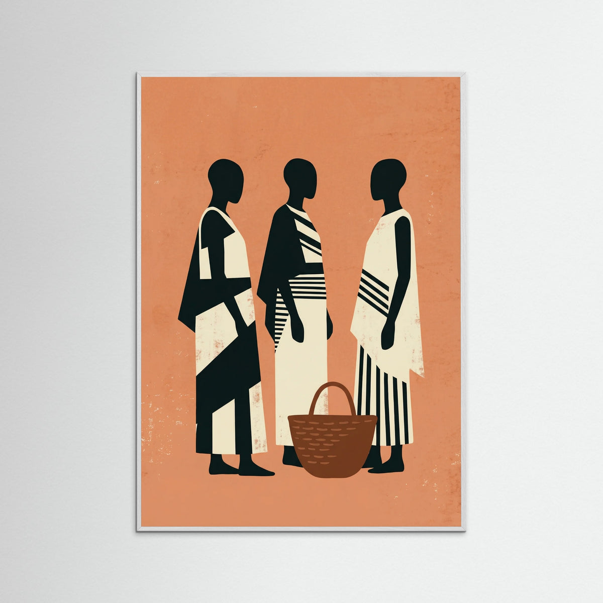 White Wood Desert Woman