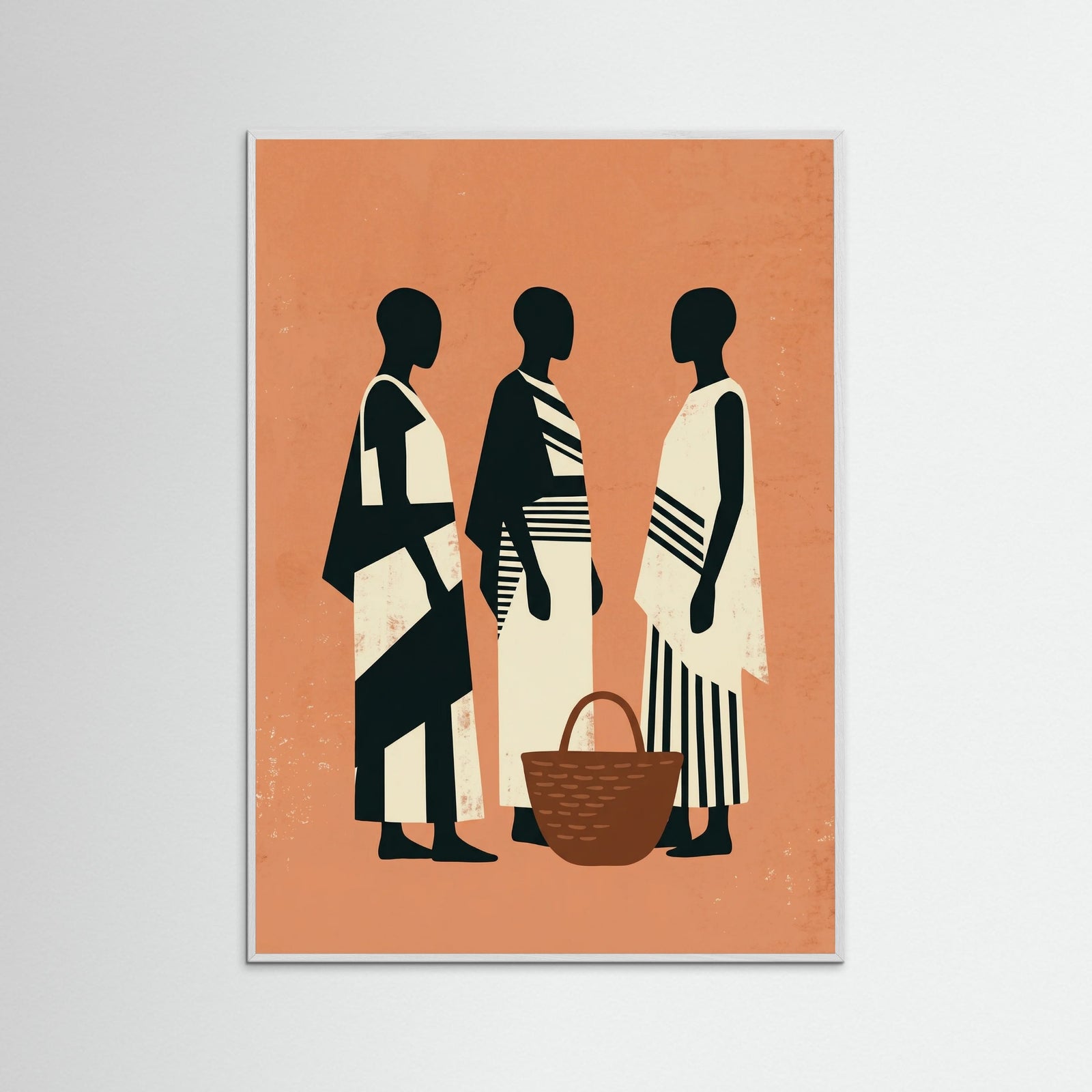 White Wood Desert Woman