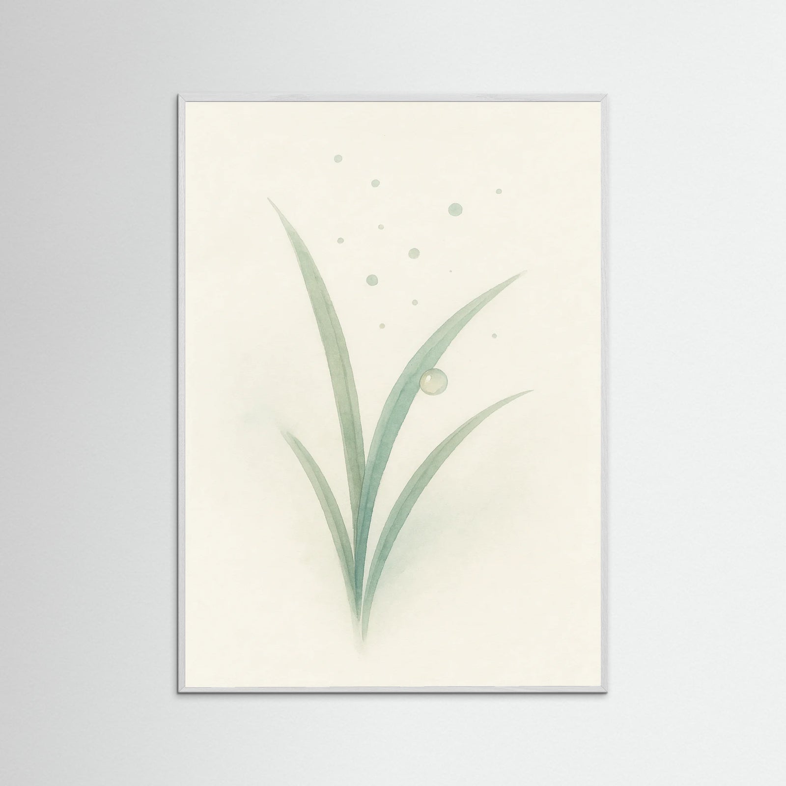 White Wood Dewy Morning