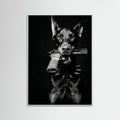 White Wood Dior Doberman