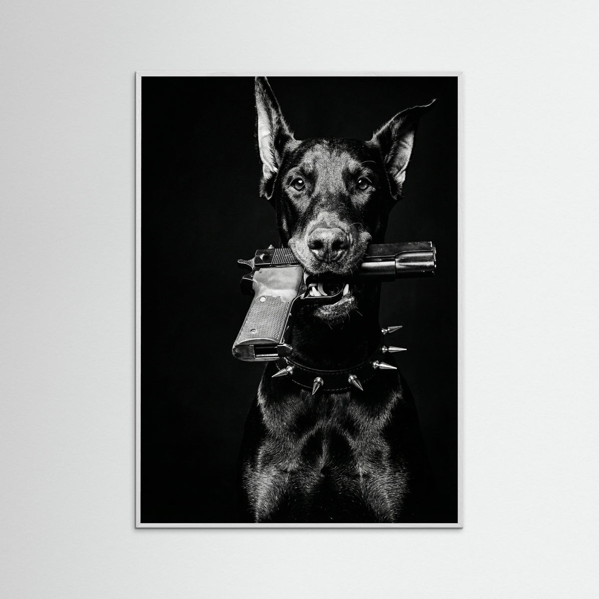 White Wood Dior Doberman