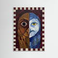 White Wood Divided Visage
