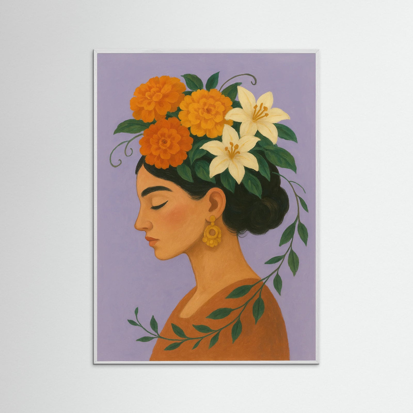 White Wood Dreaming Blossoms